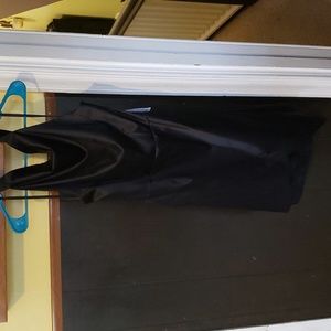 Black Satin Cocktail Dress